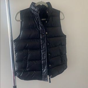 JCREW Black Puffer Vest